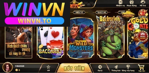 Winvn hướng dẫn chơi quay hũ Barbarian Nudge Slot chi tiết 